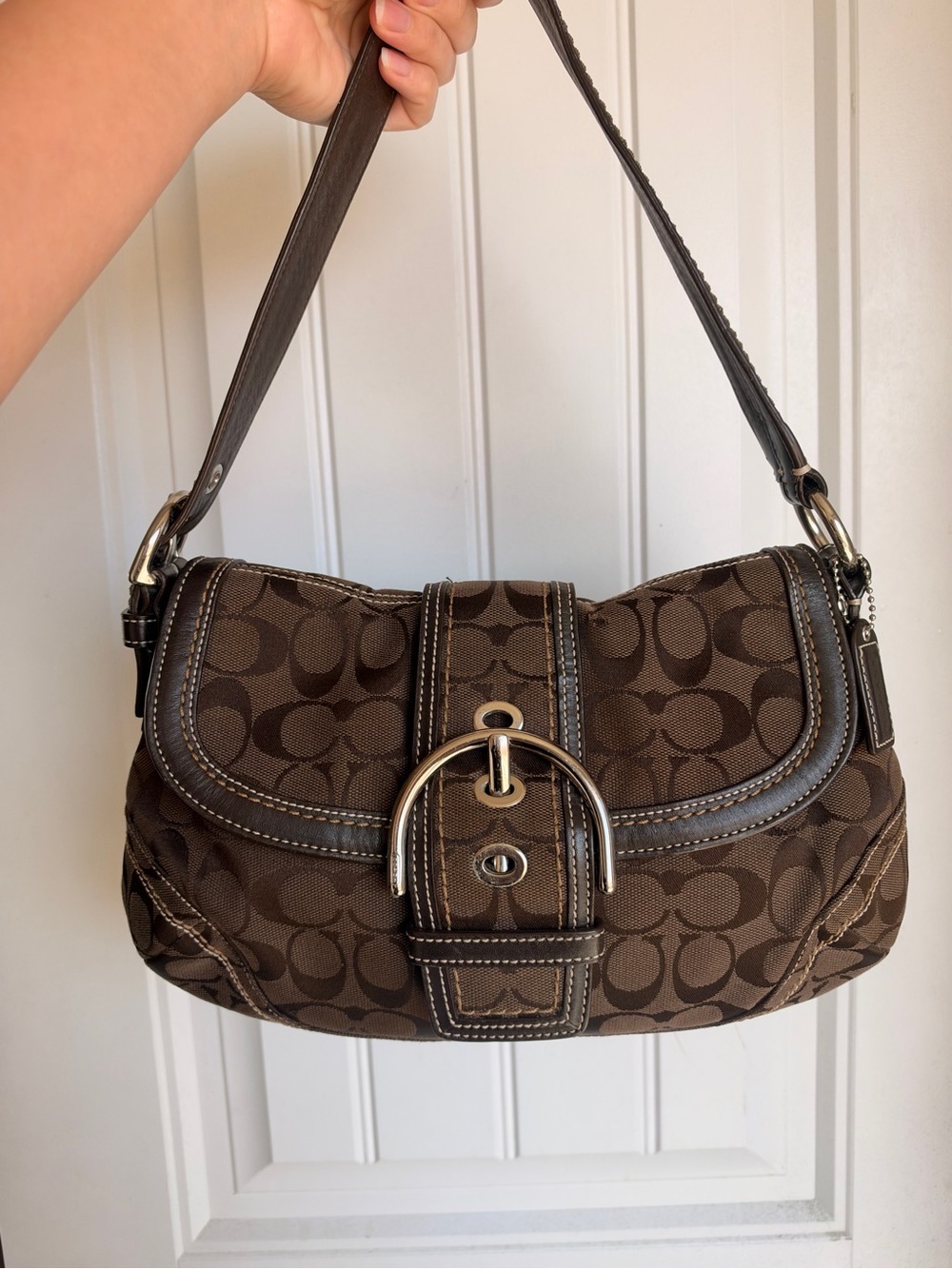 Coach Chocolate Brown Large Soho